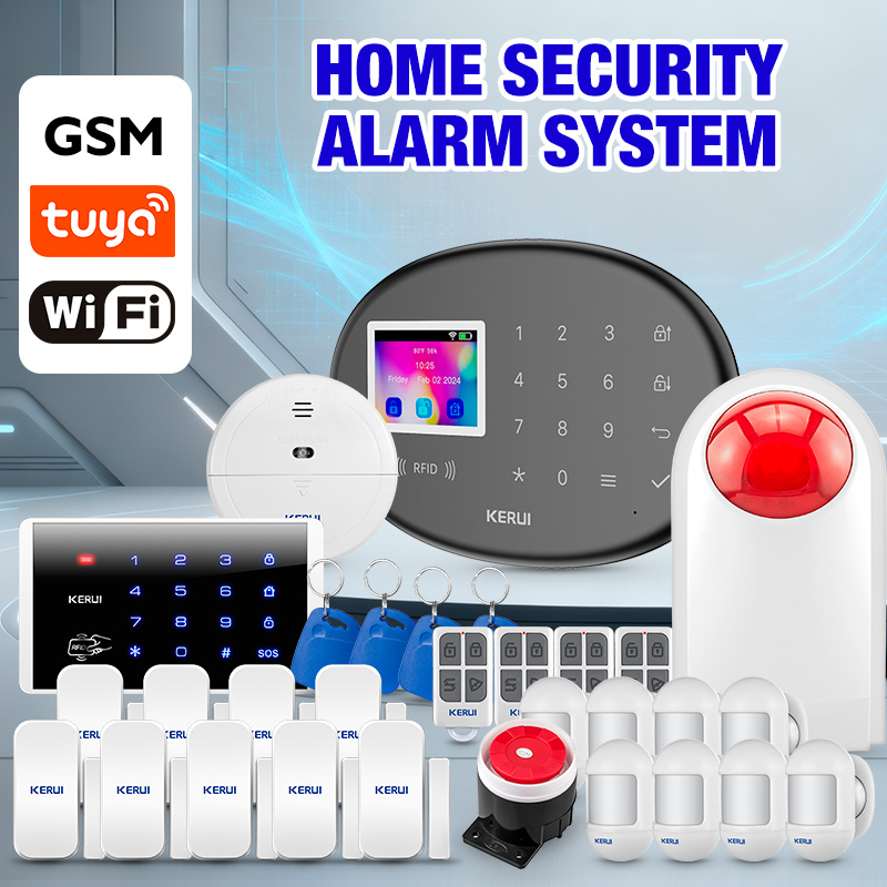 Home Automation Kit - KERUI GSM 경보 보안 시스템 키트