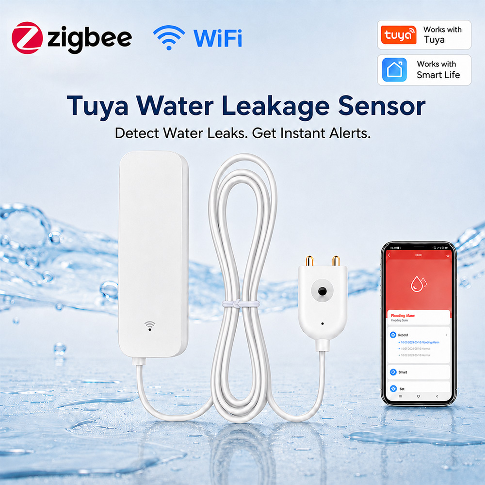 Smart Home Network - ZigBee WiFi 누수 센서 홍수 누출