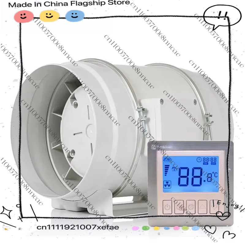 Smart Bathroom Fan - HF-200PMZC 스마트 유선 혼합형 덕트 팬