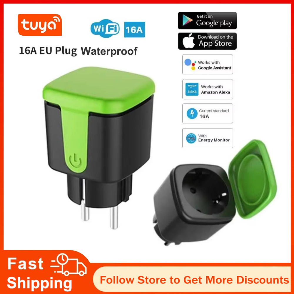Smart Home Living - 투야 EU 16A WiFi 스마트 방수