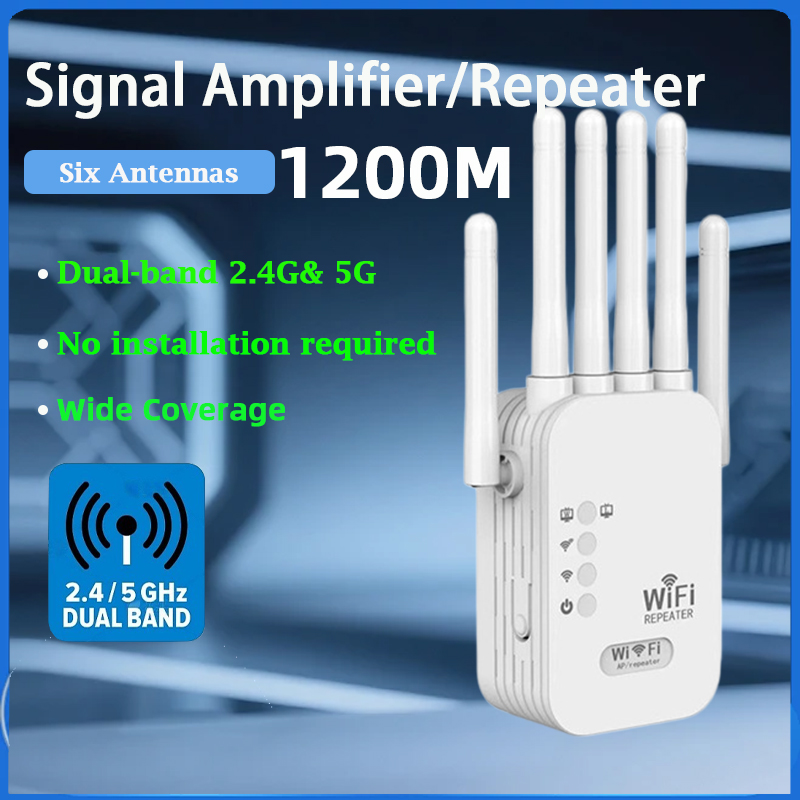 Smart Home Network - KATORD 1200Mbps 무선 WiFi 리피터 2.4G&5G