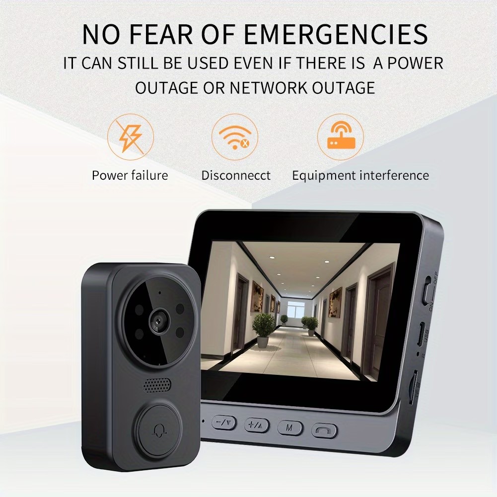 Smart Home News - 4.3인치 IPS 화면, 2.4GHz 무선 연결,