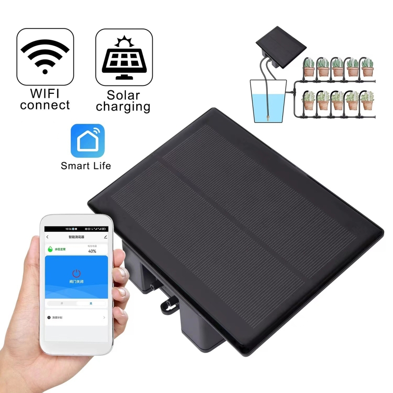 Smart Home Improvement - WIFI 태양 자동 급수 기계 키트