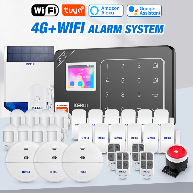 Home Automation Kit - KERUI GSM 4G WiFi 알람 보안