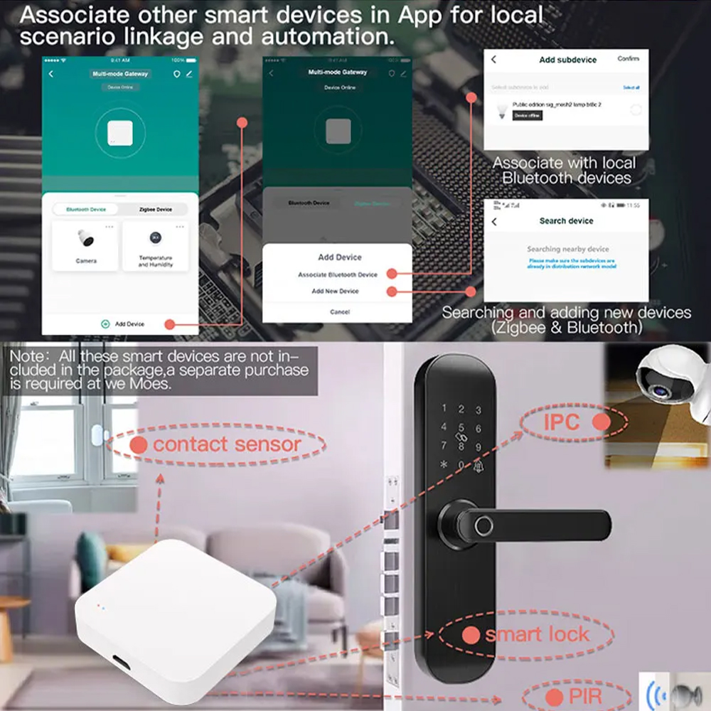 Tuya Zigbee 블루투스 멀티 모드 게이트웨이 허 - Smart Home Villa 리뷰 및 가격