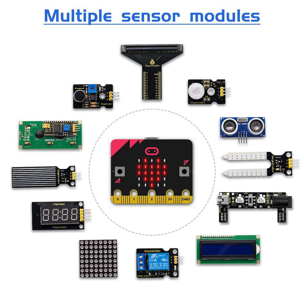 KEYESTUDIO 마이크로 비트 V2 기본 스타터 키 - Smart Home Arduino 리뷰 및 가격