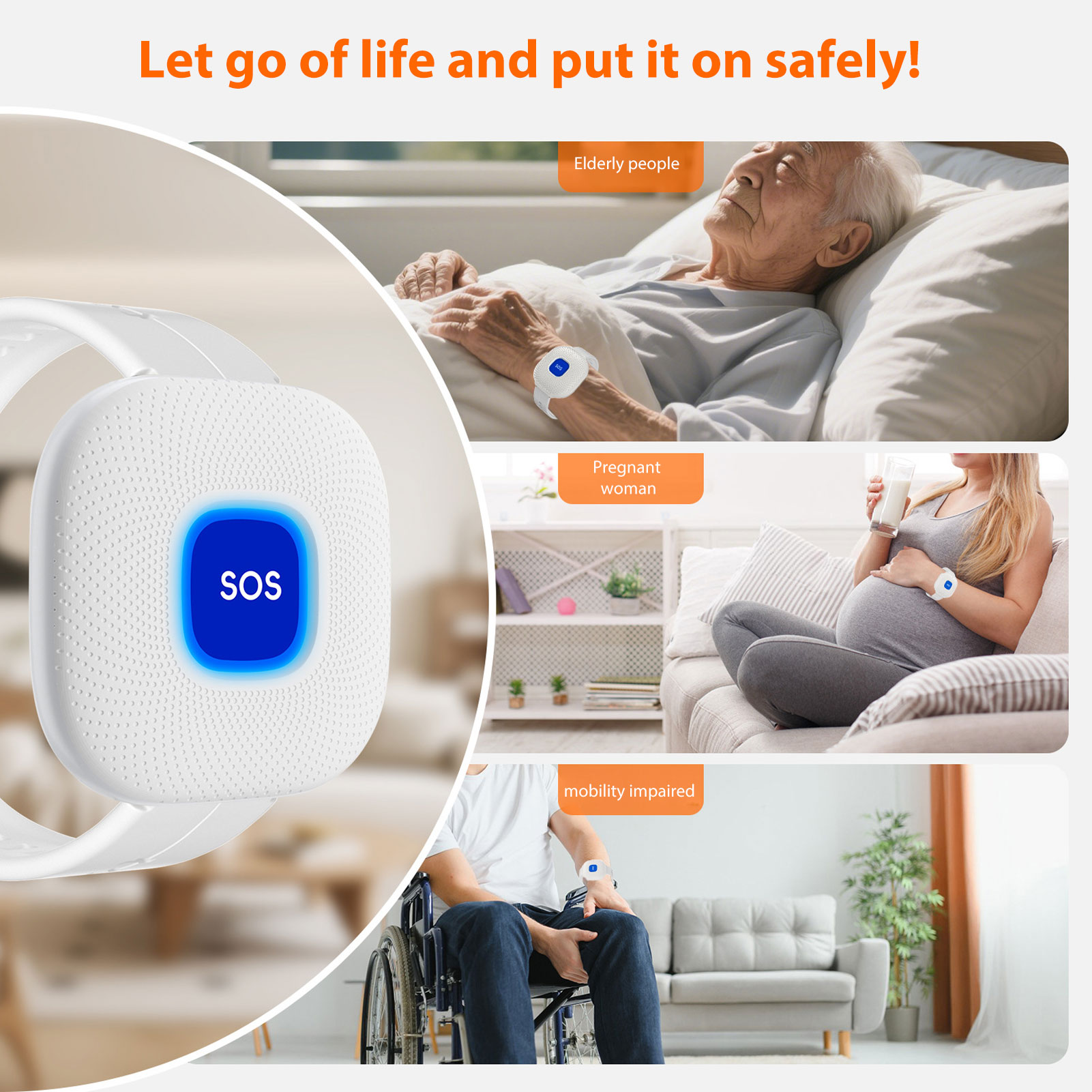 무선 호출기 버튼 WiFi 비상 알림 팔찌 스마트 간병 - Smart Elderly Home 리뷰 및 가격