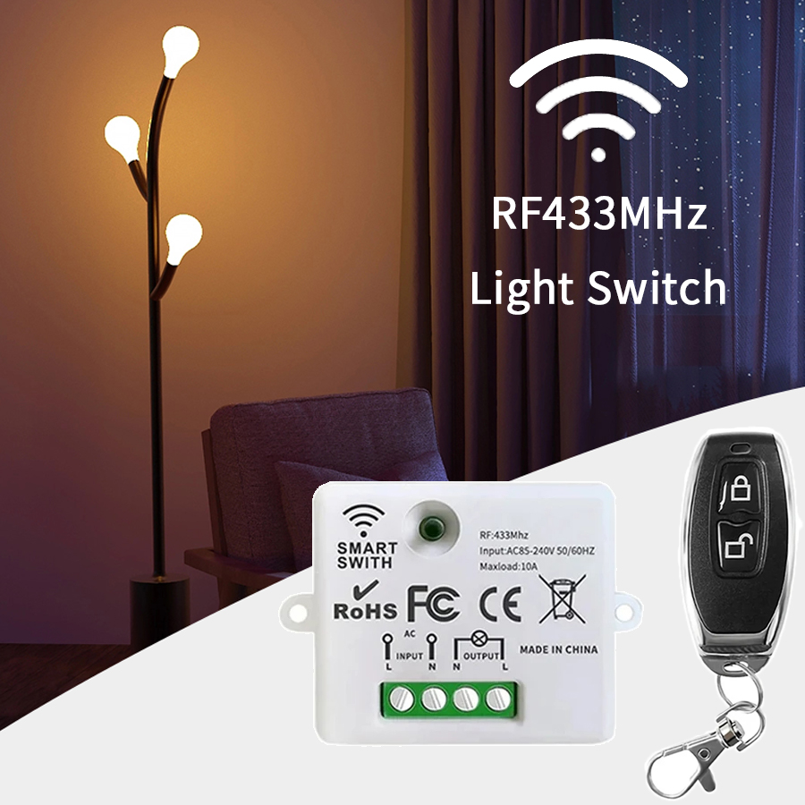 RF 433MHz 무선 원격 제어 스위치 스마트 홈 1 - Smart Home Project 리뷰 및 가격