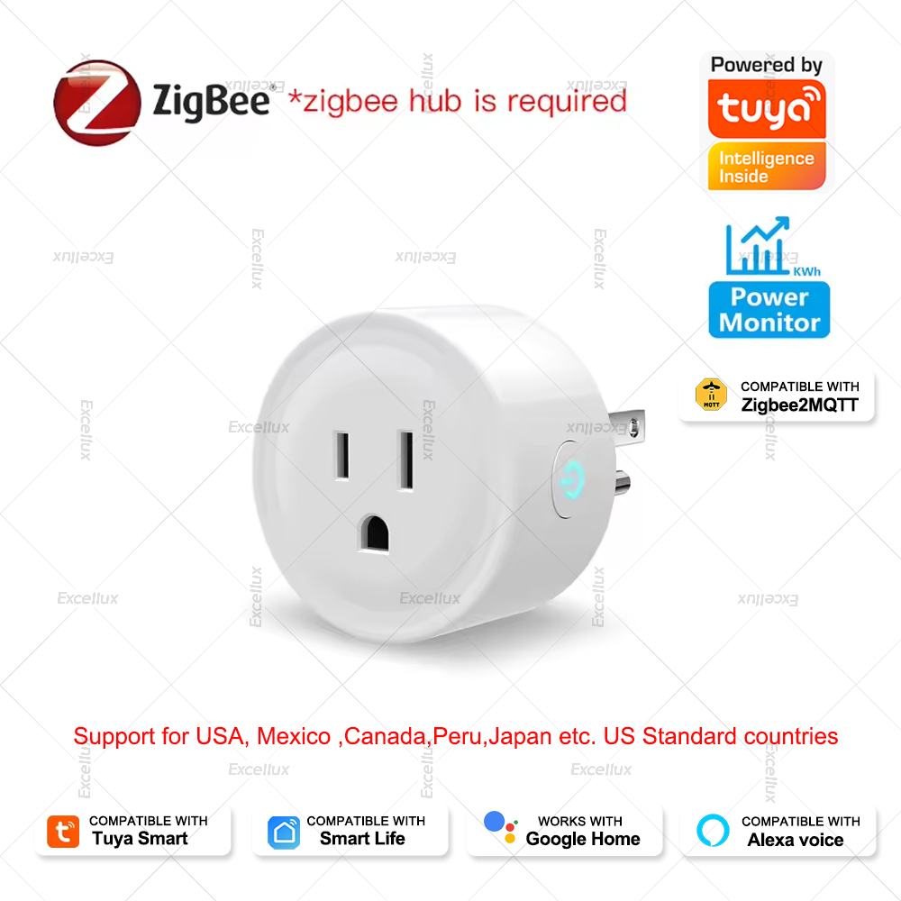 Tuya 16A 스마트 플러그 Zigbee 소켓 미국  - Smart Home Japan 리뷰 및 가격