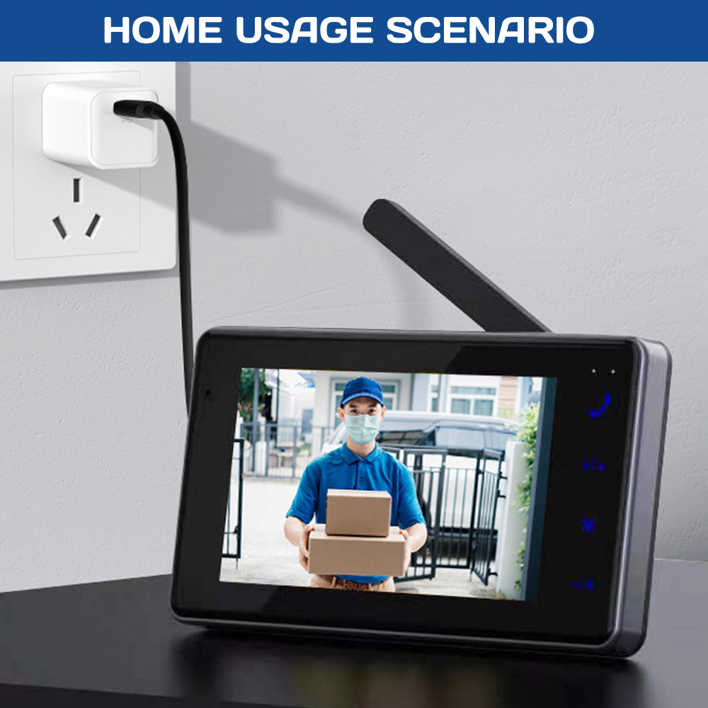 4.3인치 HD IPS 스크린 무선 비주얼 인터콤 초인 - Smart Home News 리뷰 및 가격