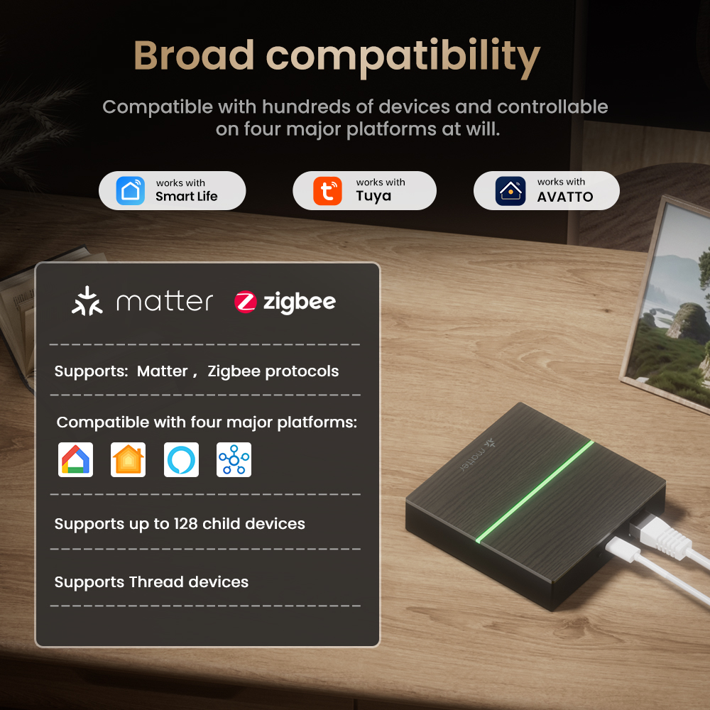 아바토 매터 스마트 유선 게이트웨이 허브 지그비 스마트 - Smart Home Living 리뷰 및 가격
