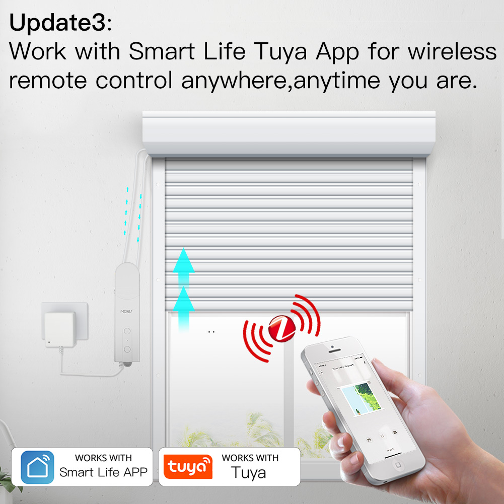MOES ZigBee 스마트 DIY 전동 롤러 블라인드 - Smart Home Living 리뷰 및 가격