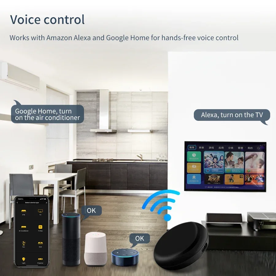 Tuya WiFi 스마트 범용 IR 원격 제어 Alex - Smart Home Improvement 리뷰 및 가격