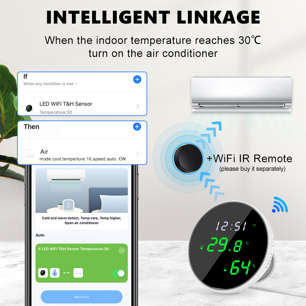 Tuya USB 스마트 온도 습도 센서 스마트 홈 스마 - Smart Home News 리뷰 및 가격