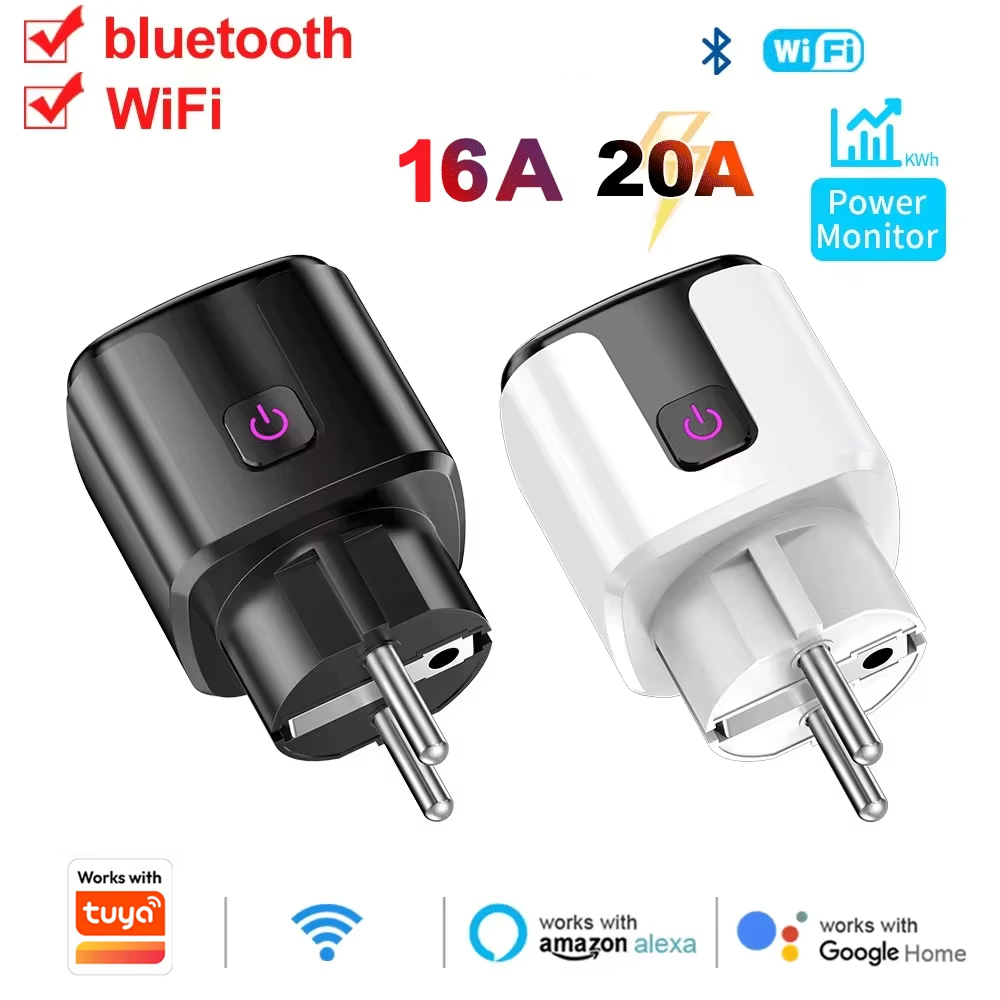WiFi EU 스마트 소켓 플러그, 투야 앱 연동, 2 - Smart Home Network 리뷰 및 가격