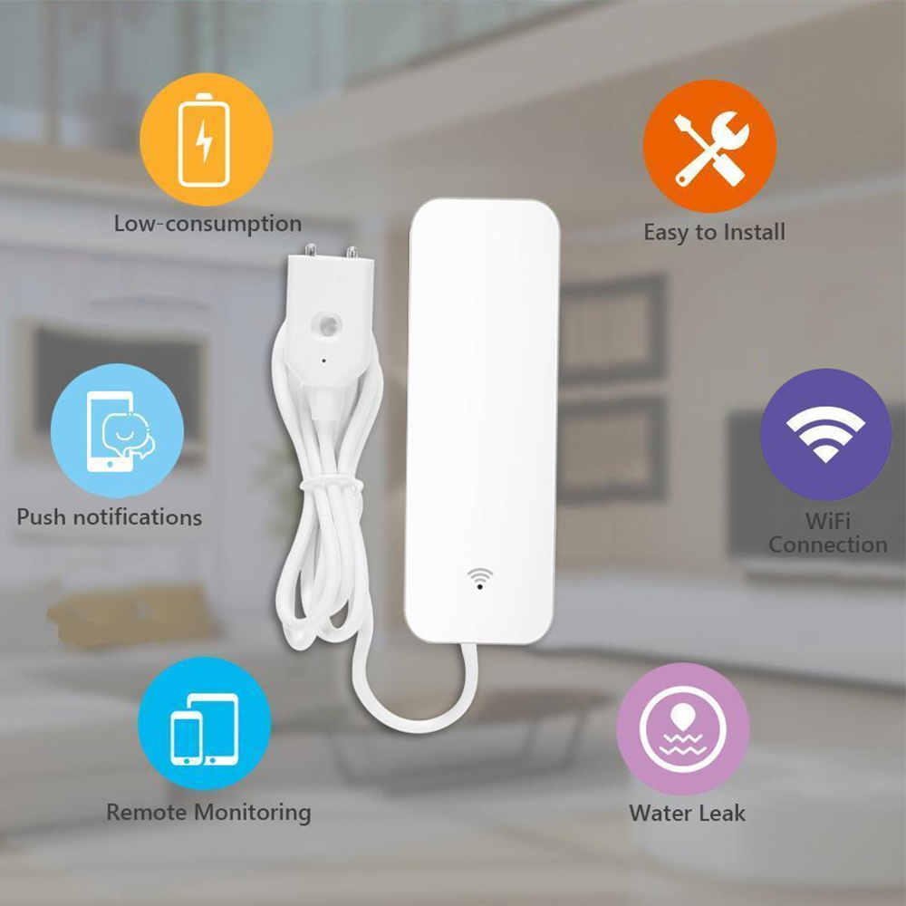 Tuya WiFi 누수 센서, 누수 감지기, Smart - Smart Home Network 리뷰 및 가격