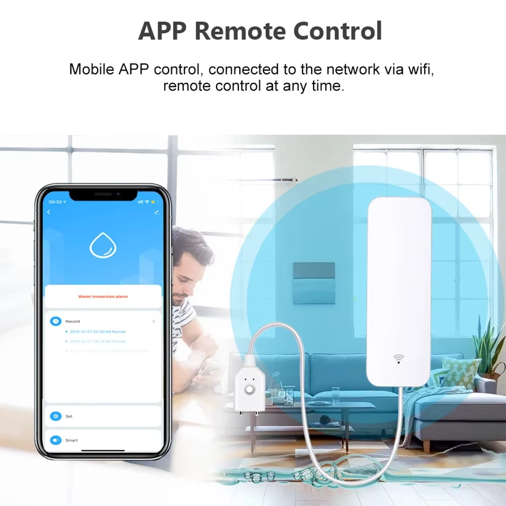 ZigBee WiFi 누수 센서 홍수 누출 경보 감지기 - Smart Home Network 리뷰 및 가격