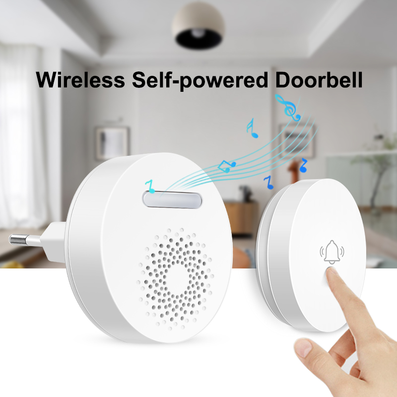 무선 초인종 배터리 없음 자체 전원 버튼 환영 Ding - Smart Home Improvement 리뷰 및 가격