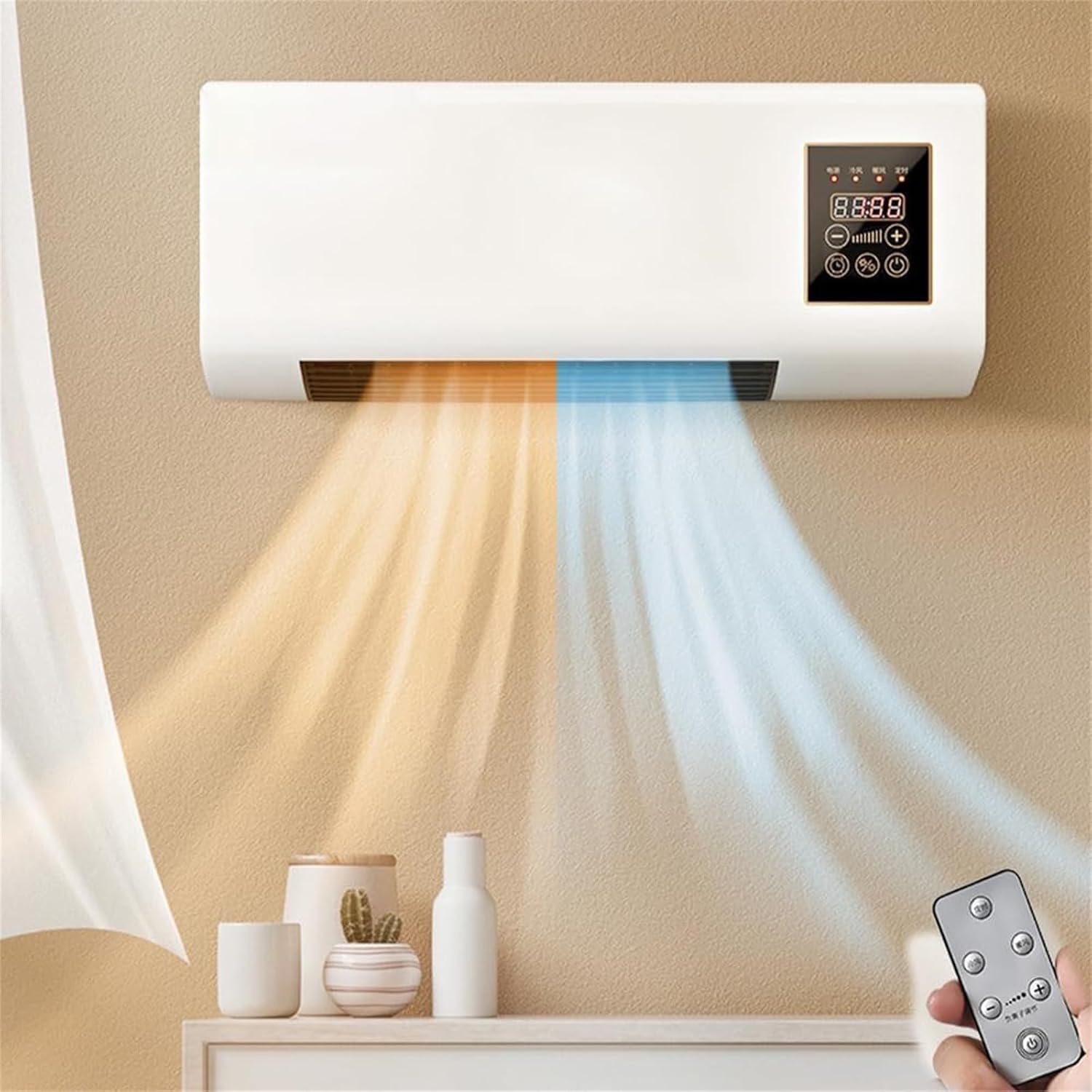 벽걸이형 에어컨/온풍기 - 휴대용 2000W 냉난방 장 - Smart Bathroom Fan 리뷰 및 가격