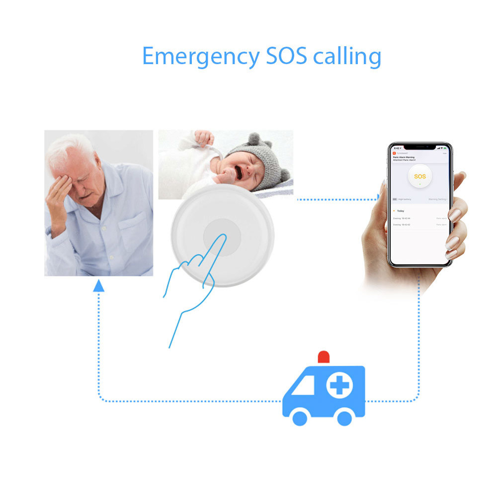 무선 패닉 버튼 투야 노인 SOS 지능형 알림 지그비  - Smart Elderly Home 리뷰 및 가격