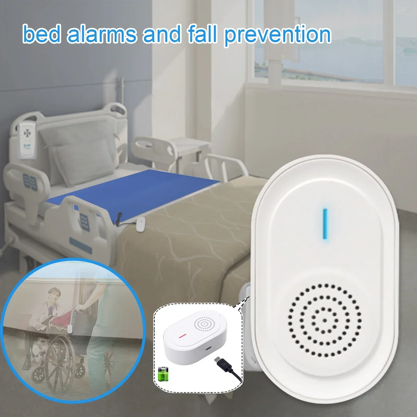 뉴 데이테크 스마트 무선 침대 알람, 노인 낙상 경보  - Smart Elderly Home 리뷰 및 가격