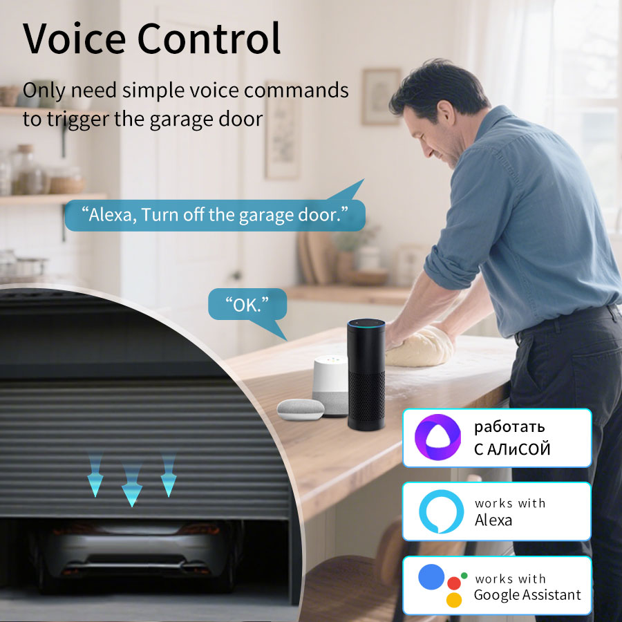 투야 스마트 와이파이 또는 지그비 차고 문 개폐기 컨트 - Smart Home Villa 리뷰 및 가격