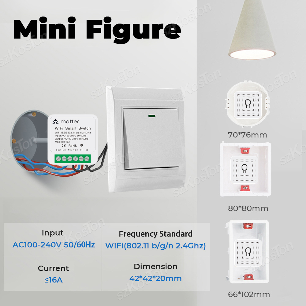 Homekit Matter WiFi 스마트 스위치 16 - Home Automation Kit 리뷰 및 가격