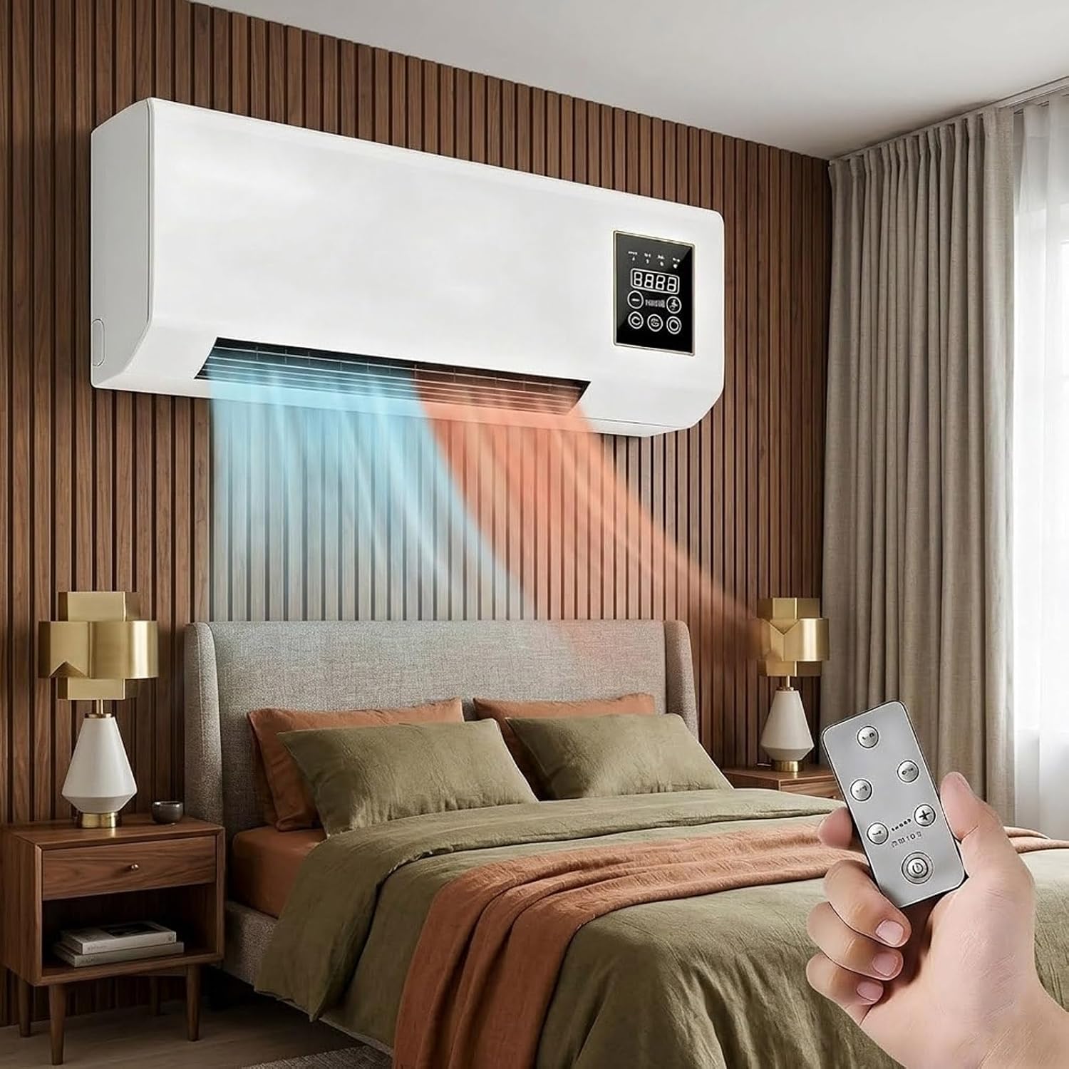 벽걸이형 에어컨 팬, 2-in-1 히터 및 냉각기 콤보 - Smart Bathroom Fan 리뷰 및 가격