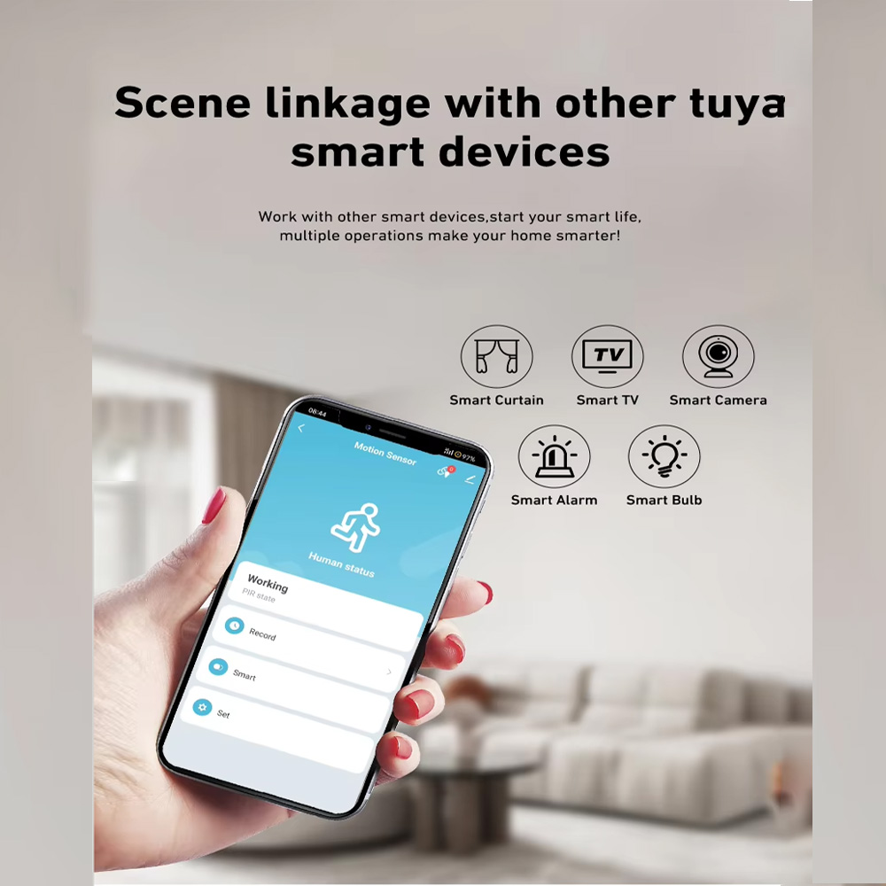 스마트 PIR 모션 센서 WiFi 지그비 인체 감지 센 - Smart Home Villa 리뷰 및 가격