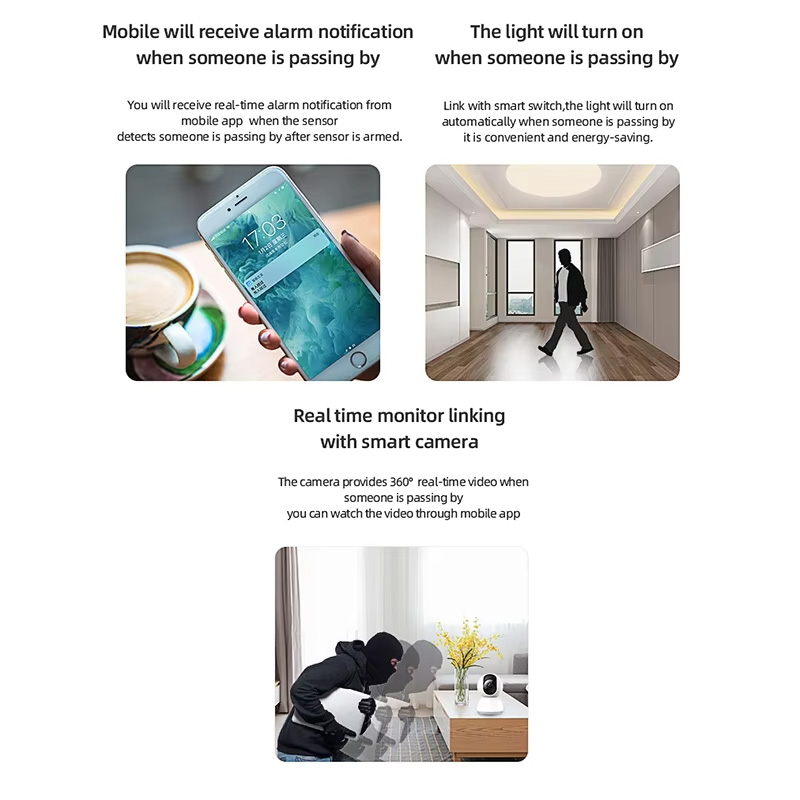 스마트 PIR 모션 센서 WiFi 지그비 인체 감지 센 - Smart Home Villa 리뷰 및 가격