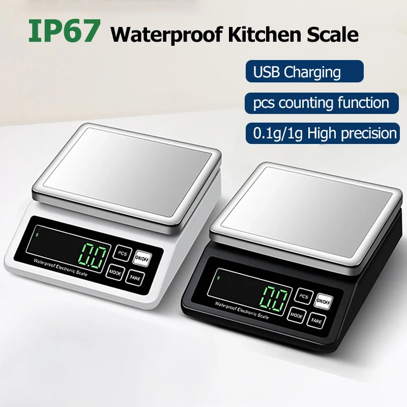 충전식 주방 저울 IP67 완전 방수 가정용 주방 저울 - Smart Home Utensils 리뷰 및 가격