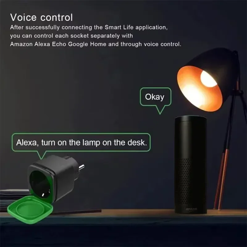 투야 EU 16A WiFi 스마트 방수 소켓, 실외용  - Smart Home Living 리뷰 및 가격