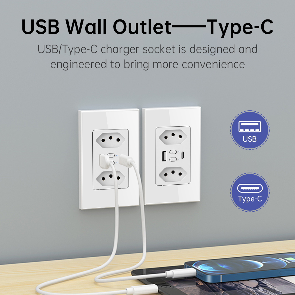 MANHOT Wifi 스마트 브라질 소켓 스위치(USB - Smart Home Network 리뷰 및 가격
