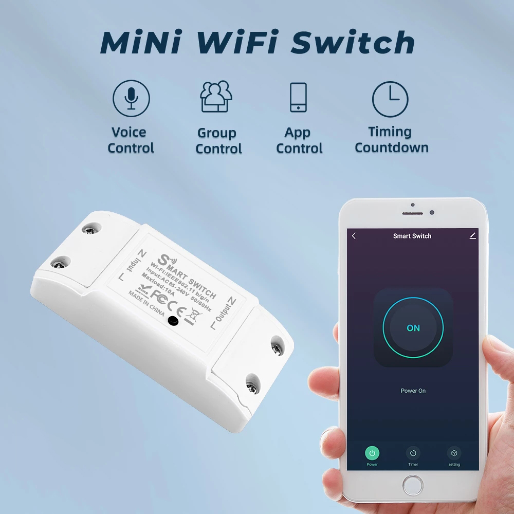 WiFi 스위치 DIY 미니 스마트 홈 스위치 릴레이  - Smart Home Improvement 리뷰 및 가격