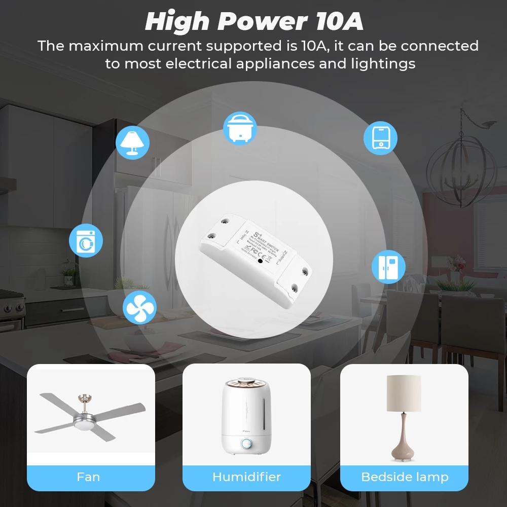 WiFi 스위치 DIY 미니 스마트 홈 스위치 릴레이  - Smart Home Improvement 리뷰 및 가격