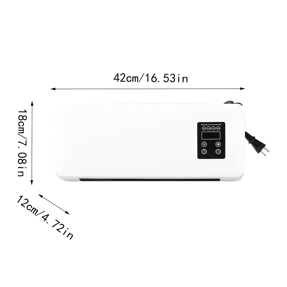 1500W 벽걸이형 실내 전기 히터, 리모컨 포함, 2 - Smart Bathroom Fan 리뷰 및 가격