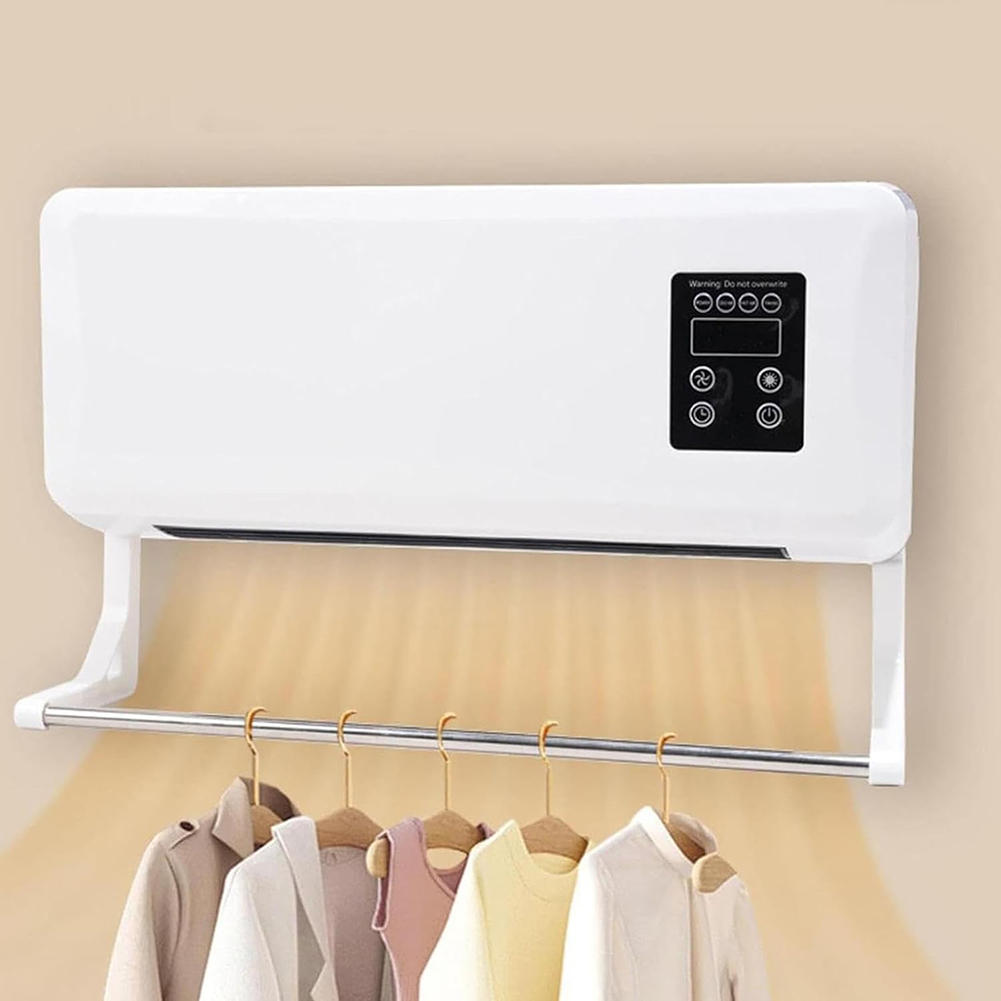 1500W 벽걸이형 실내 전기 히터, 리모컨 포함, 2 - Smart Bathroom Fan 리뷰 및 가격