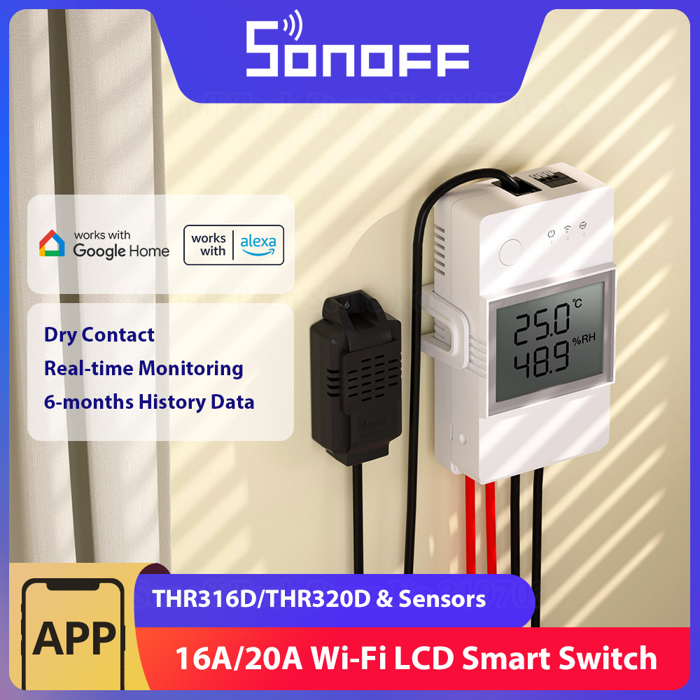 SONOFF THR316D/THR320D 온도 습도 스 - Home Automation Kit 리뷰 및 가격
