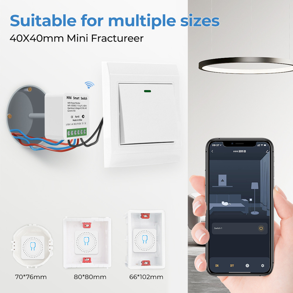 Zigbee 와이파이 스마트 스위치 전원 모니터 포함, - Smart Home Improvement 리뷰 및 가격