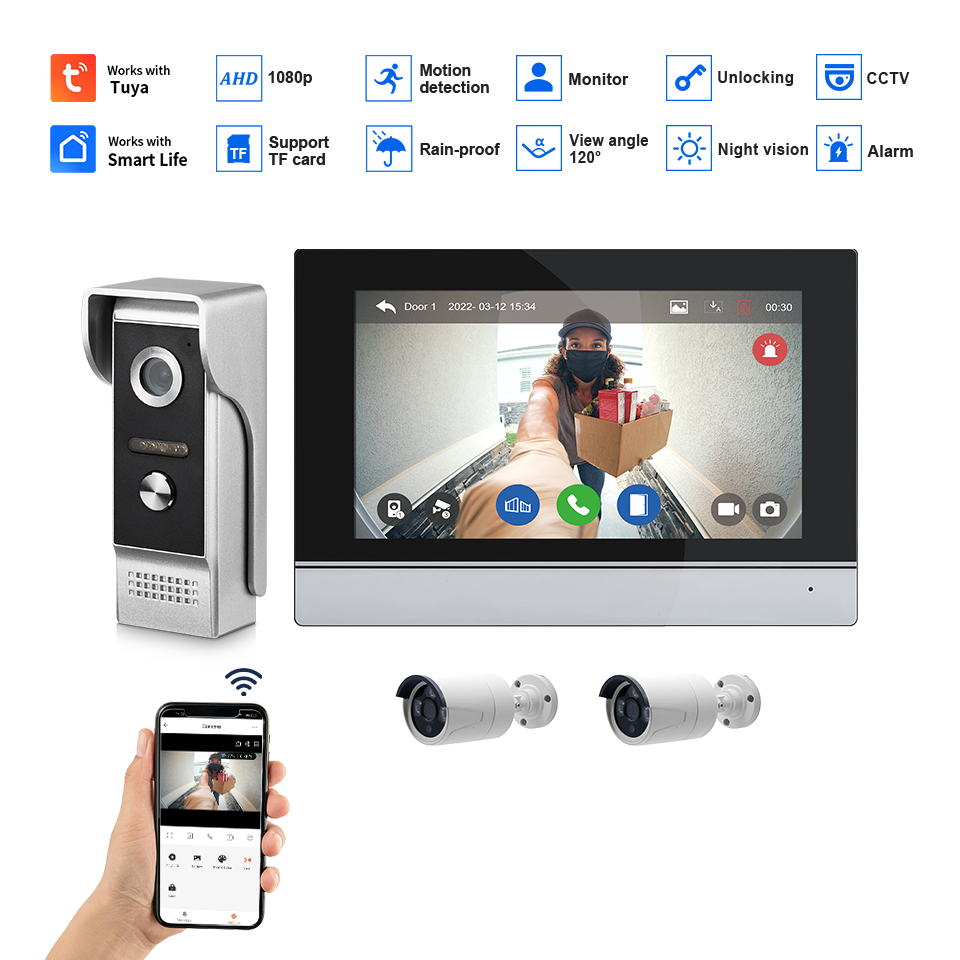 7인치 IPS 스크린 2MP 투야 원격 제어 WIFI  - Smart Home Network 리뷰 및 가격
