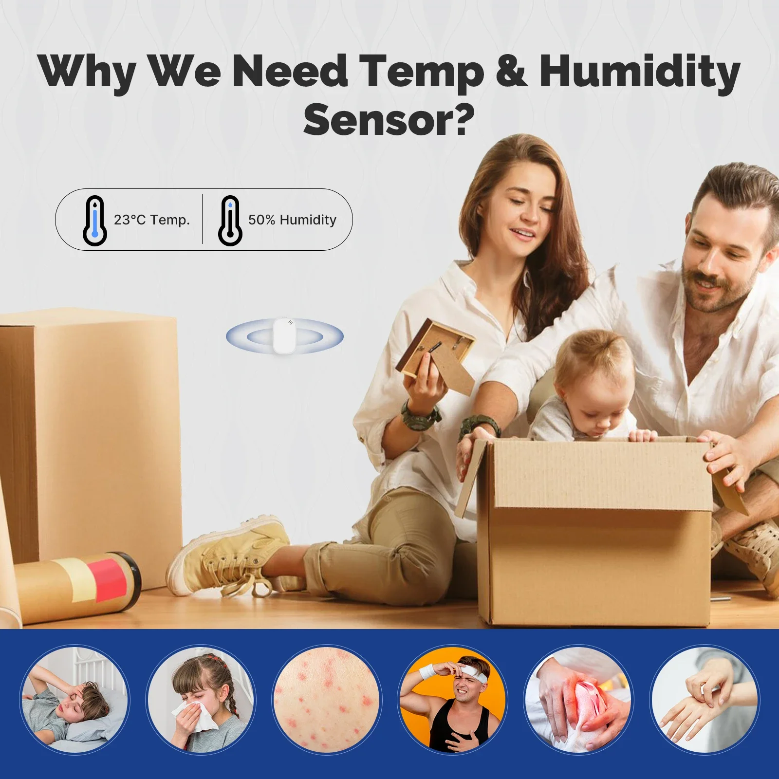 MOES Tuya Zigbee 스마트 온도 습도 센서  - Smart Home News 리뷰 및 가격