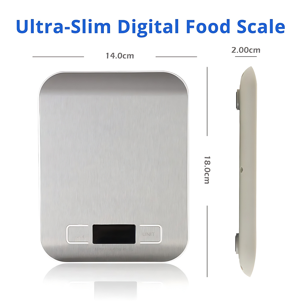 5kg/10kg 스테인레스 스틸 전자 저울 주방 저울  - Smart Home Utensils 리뷰 및 가격