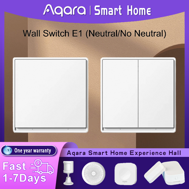 기존 Aqara 벽 스위치 E1 버전 Xiaomi Mi - Smart Home Living 리뷰 및 가격