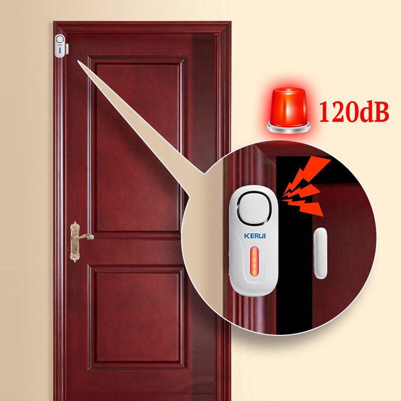 KERUI 120DB 무선 도어/창 항목 보안 도난 감 - Smart Home Villa 리뷰 및 가격