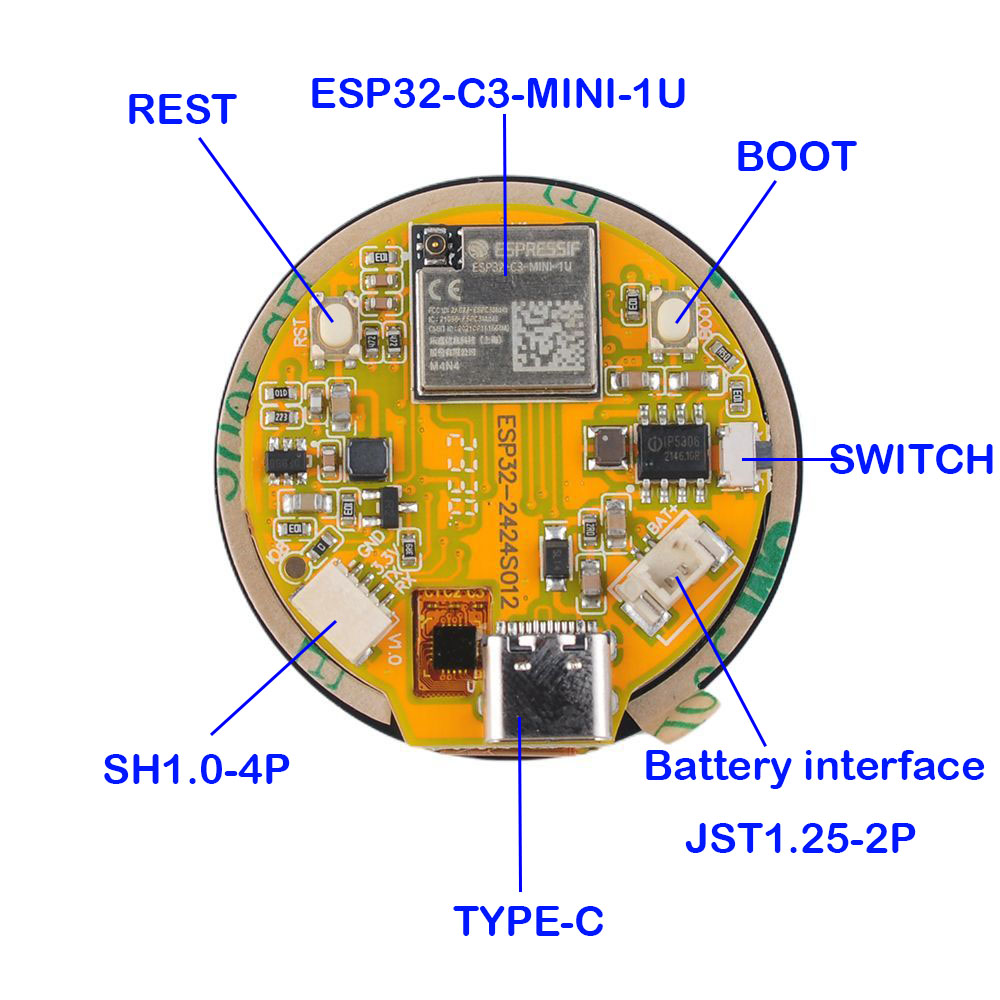 1.28인치 ESP32 디스플레이 ESP32-C3 Wi - Smart Home Arduino 리뷰 및 가격
