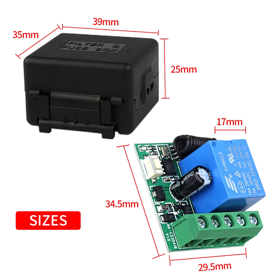 DC12V 1CH 10A 릴레이 수신기 송신기 차고 문 - Smart Home Villa 리뷰 및 가격