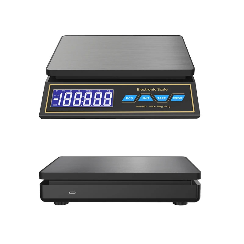 LCD 디지털 주방 저울 30kg/1g 충전식 스테인리 - Smart Home Utensils 리뷰 및 가격