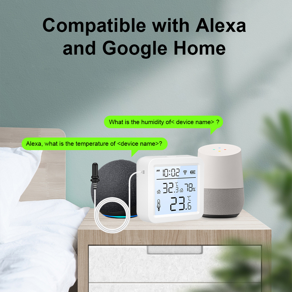 외부 프로브가 있는 WiFi 습도 온도 센서, 실내/실 - Smart Home News 리뷰 및 가격