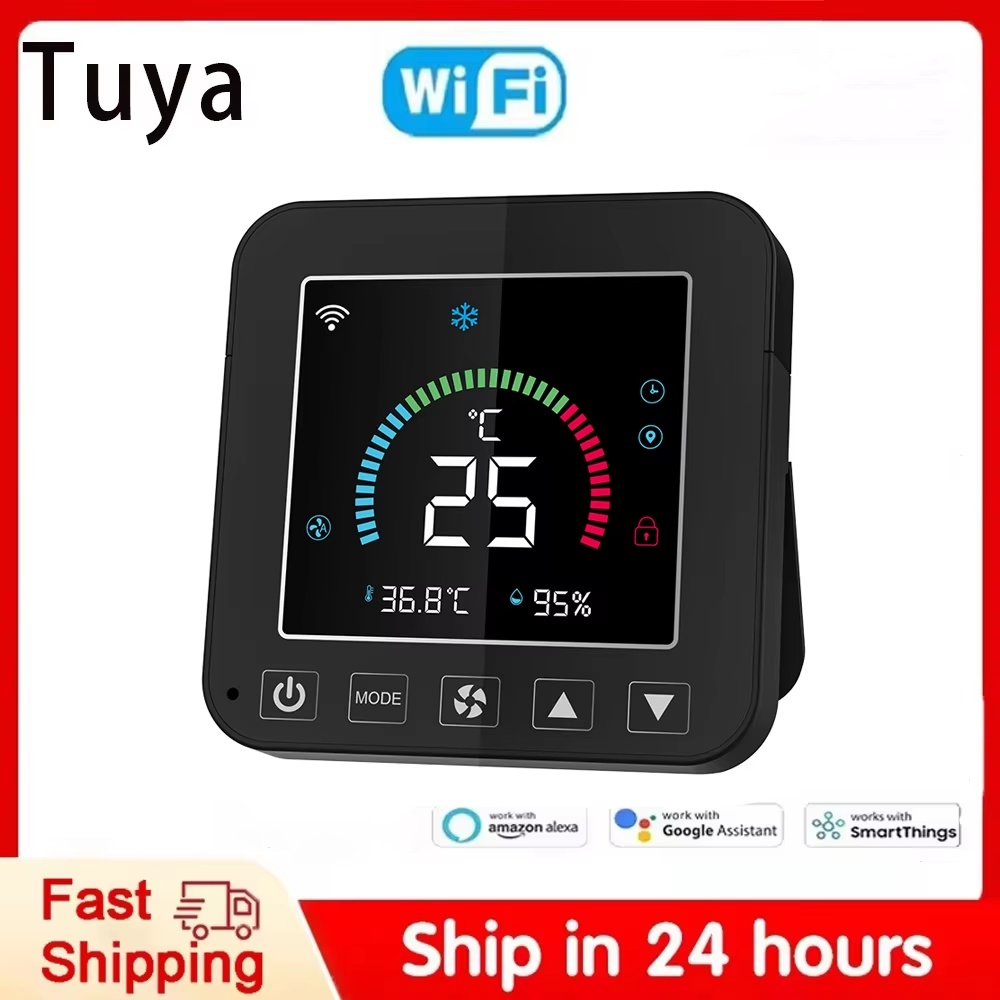 Tuya WiFi 스마트 에어컨 LCD 터치 스크린 U - Smart Home Improvement 리뷰 및 가격