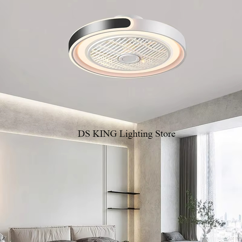 새로운 스마트 팬 조명 거실 침실 식당 조용한 서재 눈 - Smart Home Living Room 리뷰 및 가격